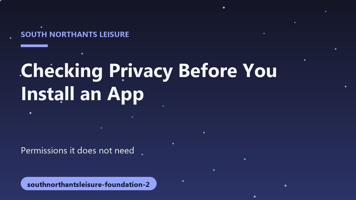 A person reviewing privacy settings on a modern smartphone interface